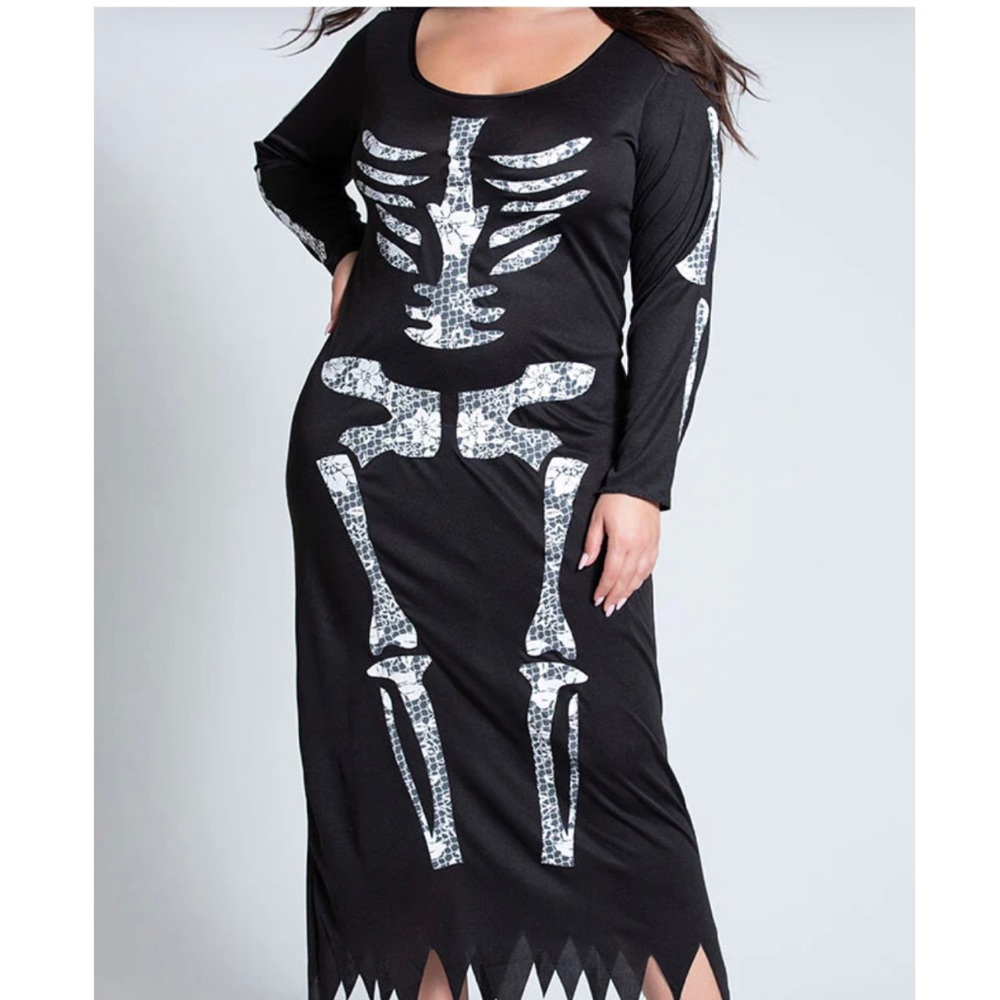 Skeleton costume sz XL NWT